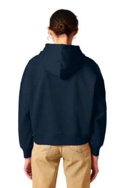 Stanley/Stella Ladies Stella Nora Hooded Sweatshirt -Thread Logic Store SXW035 frenchnavy model back ddaf37bd a8e2 4e60 a1d9 12e2f73ea76f