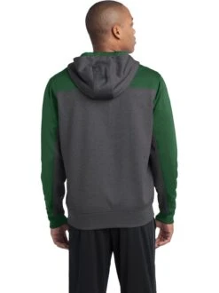 Sport-Tek Colorblock Tech Fleece 1/4-Zip Hooded Sweatshirt 17 Sport-Tek Colorblock Tech Fleece 1/4-Zip Hooded Sweatshirt -Thread Logic Store Sport Tek Colorblock Tech Fleece 14 Zip Hooded Sweatshirt 4