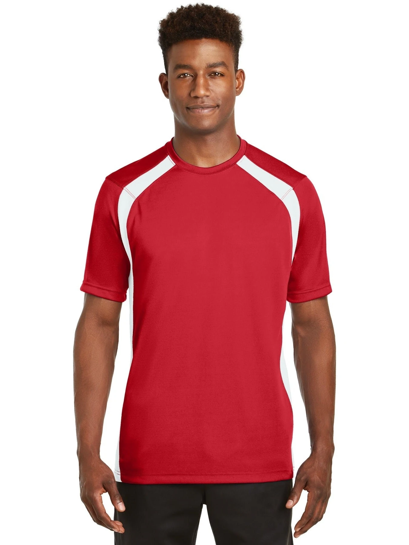Sport-Tek Dry Zone Colorblock Crew 3 Sport-Tek Dry Zone Colorblock Crew - Image 3
