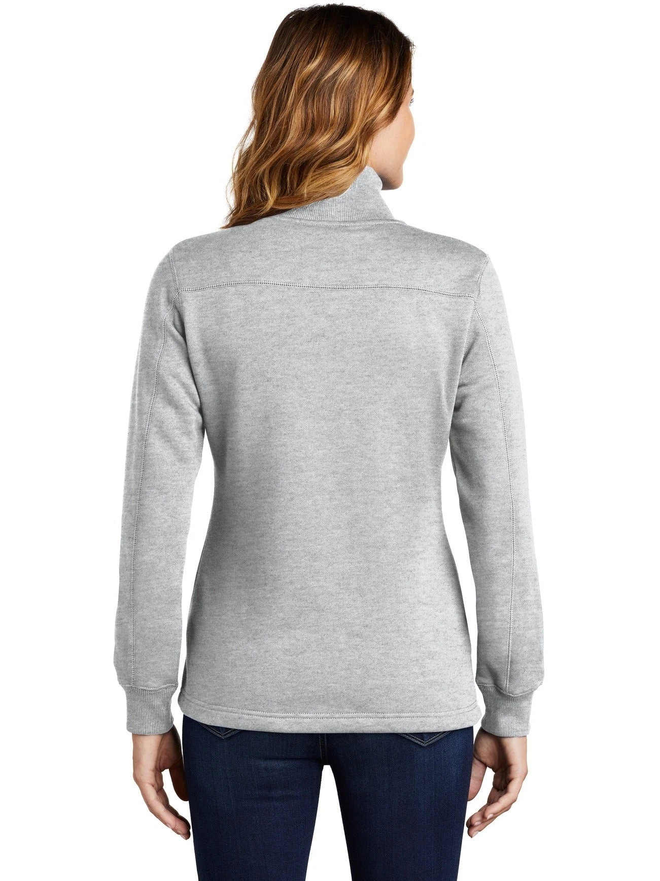Sport-Tek Ladies 1/4 Zip Sweatshirt 4 Sport-Tek Ladies 1/4 Zip Sweatshirt - Image 4