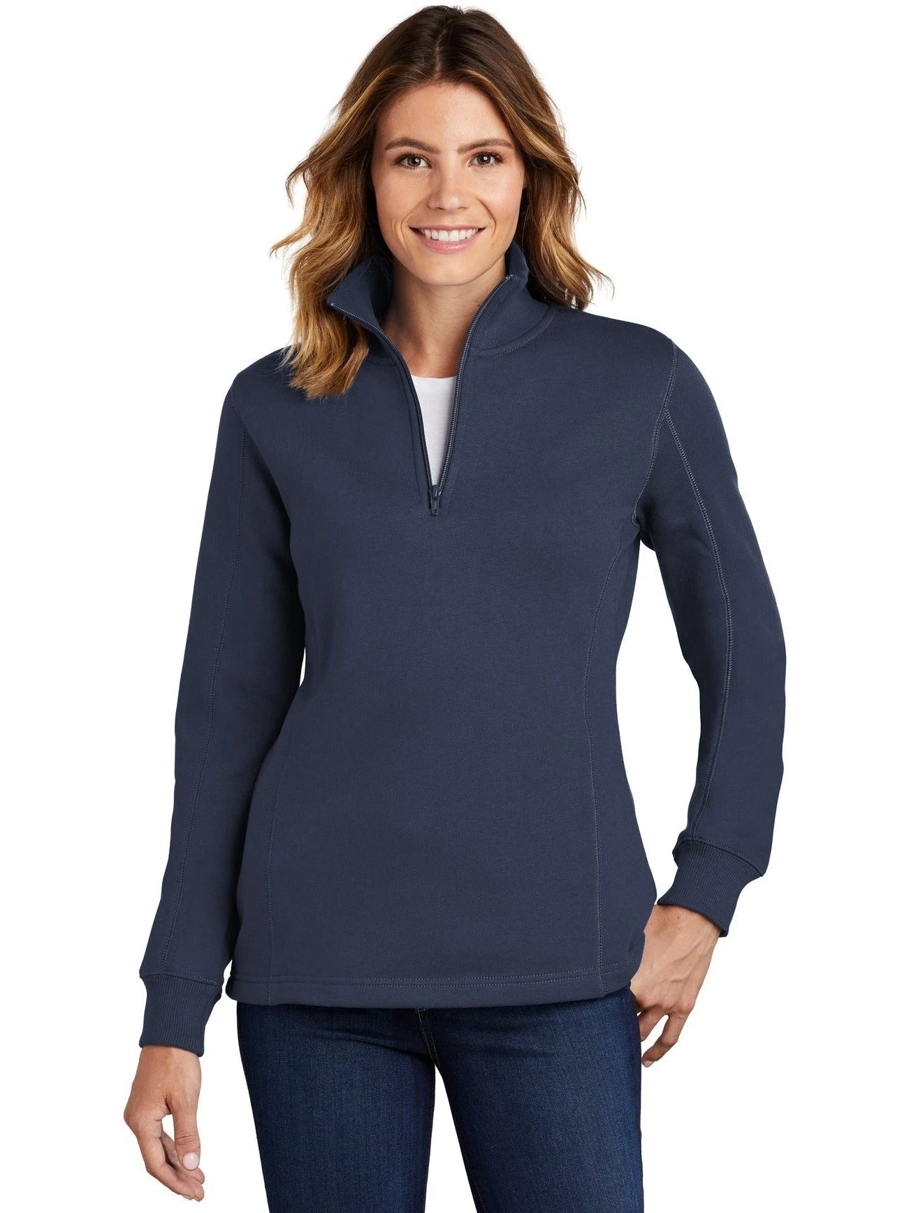 Sport-Tek Ladies 1/4 Zip Sweatshirt 7 Sport-Tek Ladies 1/4 Zip Sweatshirt - Image 7