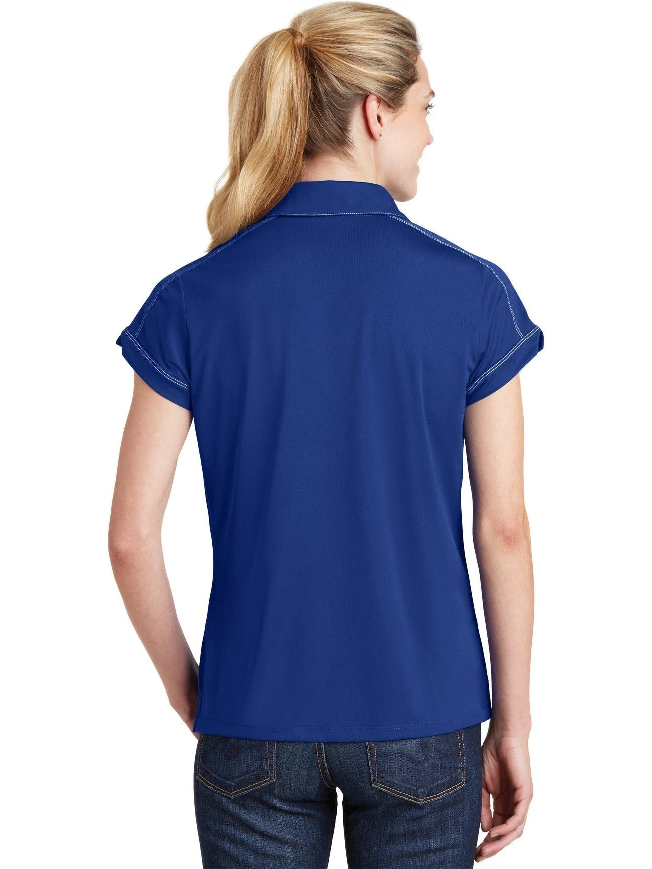 Sport-Tek Ladies Contrast Stitch Polo 11 Sport-Tek Ladies Contrast Stitch Polo - Image 11