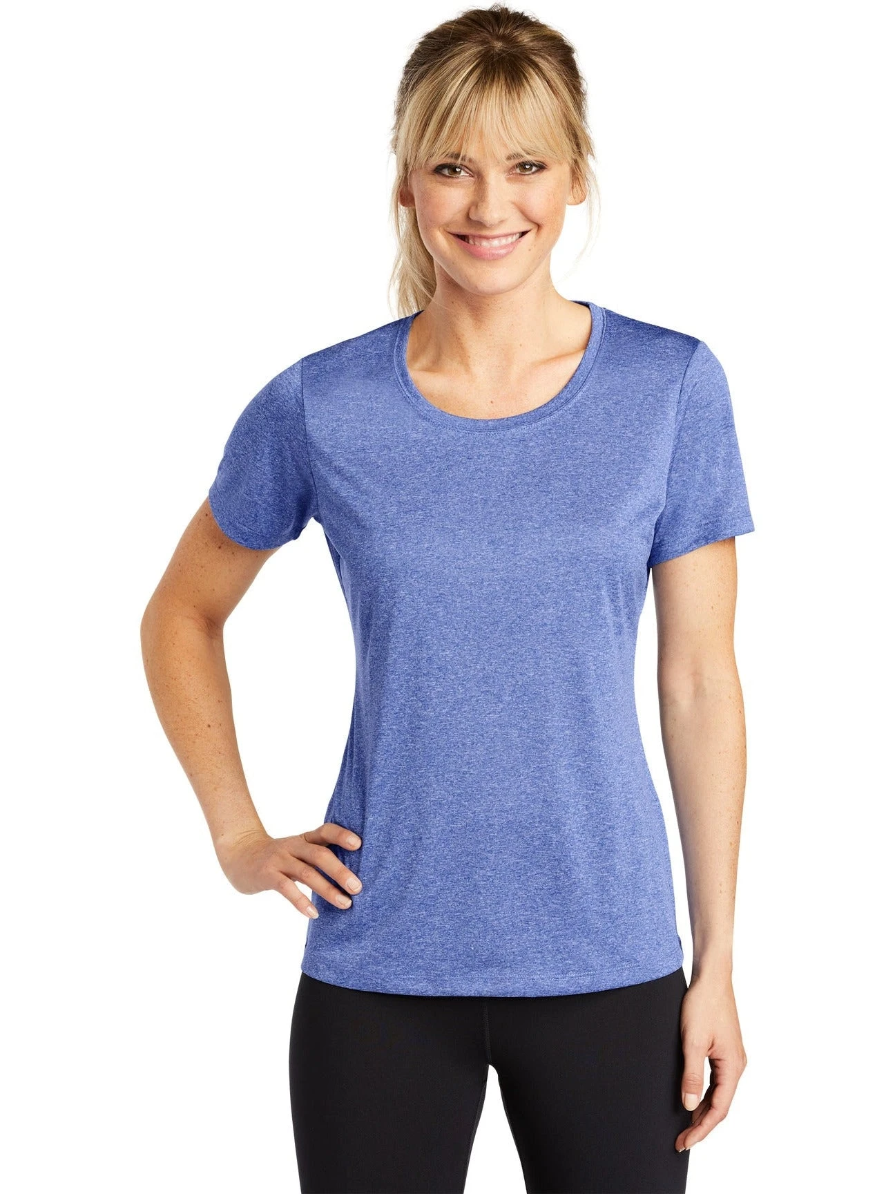 Sport-Tek Ladies Heather Contender Scoop Neck Tee 14 Sport-Tek Ladies Heather Contender Scoop Neck Tee - Image 14