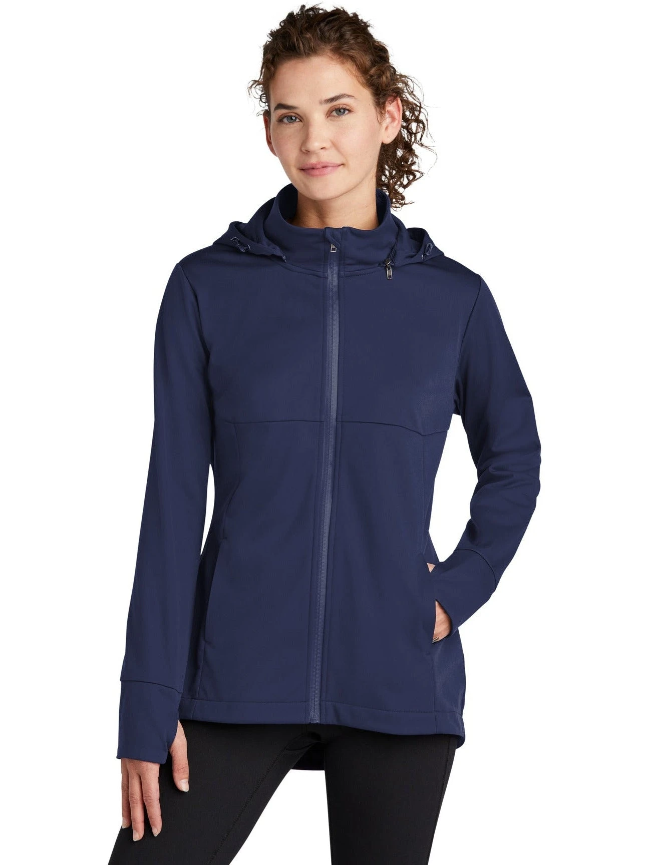 Sport-Tek Ladies Hooded Soft Shell Jacket 6 Sport-Tek Ladies Hooded Soft Shell Jacket - Image 6
