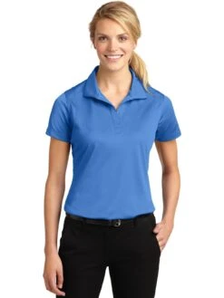 Sport-Tek Ladies Micropique Sport-Wick Polo 24 Sport-Tek Ladies Micropique Sport-Wick Polo -Thread Logic Store Sport Tek Ladies Micropique Sport Wick Polo Blue Lake S 3