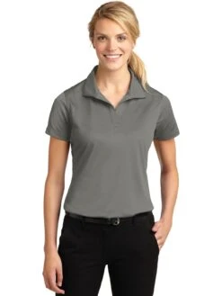Sport-Tek Ladies Micropique Sport-Wick Polo 30 Sport-Tek Ladies Micropique Sport-Wick Polo -Thread Logic Store Sport Tek Ladies Micropique Sport Wick Polo Grey Concrete S 9