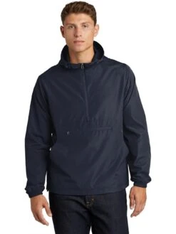 Sport-Tek Packable Anorak 26 Sport-Tek Packable Anorak -Thread Logic Store Sport Tek Packable Anorak True Navy S 10