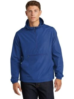 Sport-Tek Packable Anorak 30 Sport-Tek Packable Anorak -Thread Logic Store Sport Tek Packable Anorak True Royal S 14