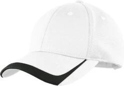 Sport-Tek Pique Colorblock Cap 13 Sport-Tek Pique Colorblock Cap -Thread Logic Store Sport Tek Pique Colorblock Cap WhiteBlack OSFA 6
