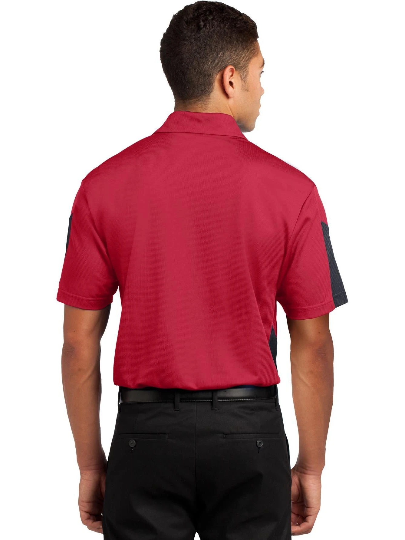 Sport-Tek PosiCharge Active Textured Colorblock Polo 9 Sport-Tek PosiCharge Active Textured Colorblock Polo - Image 9