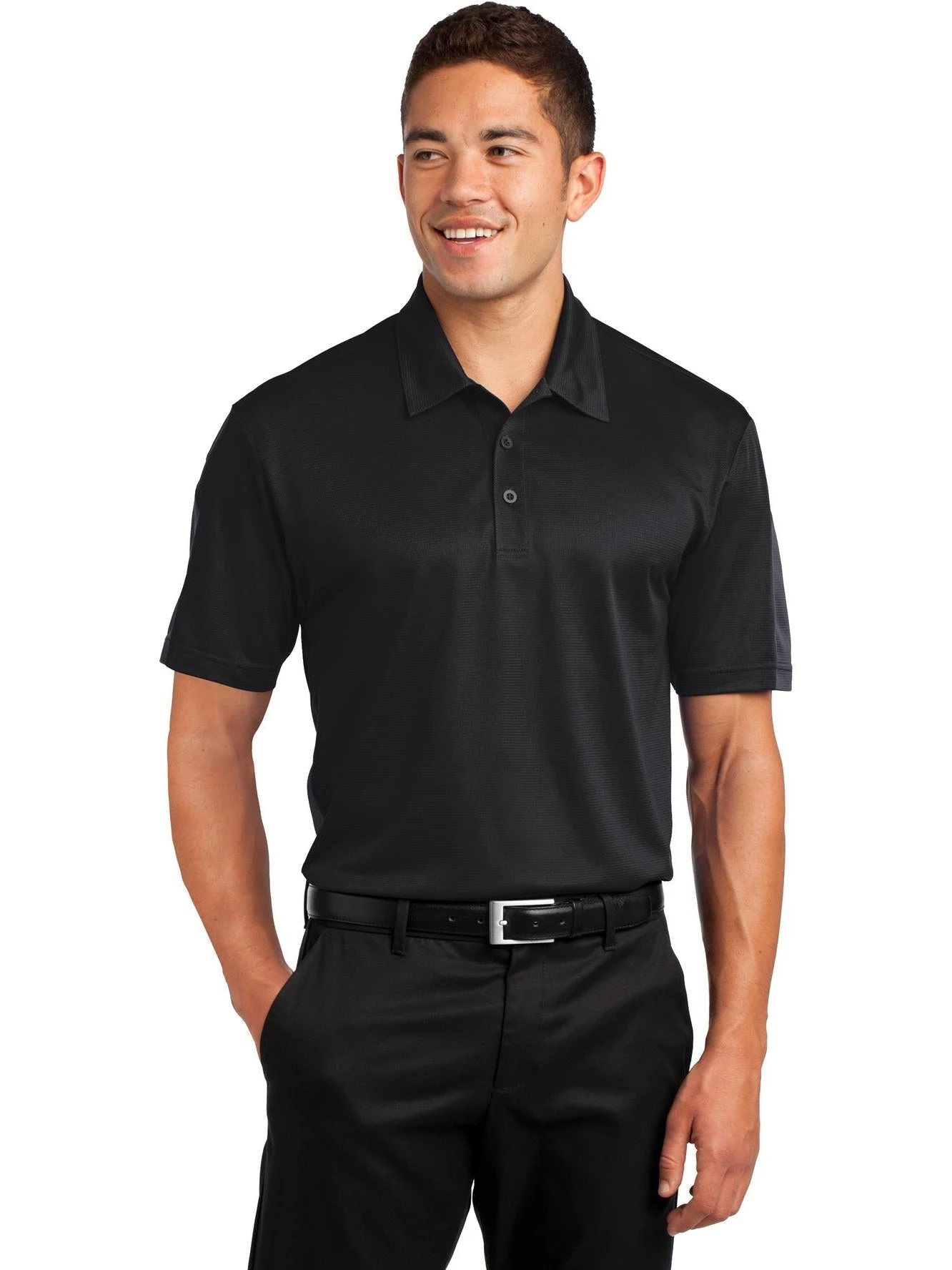 Sport-Tek PosiCharge Active Textured Colorblock Polo 4 Sport-Tek PosiCharge Active Textured Colorblock Polo - Image 4