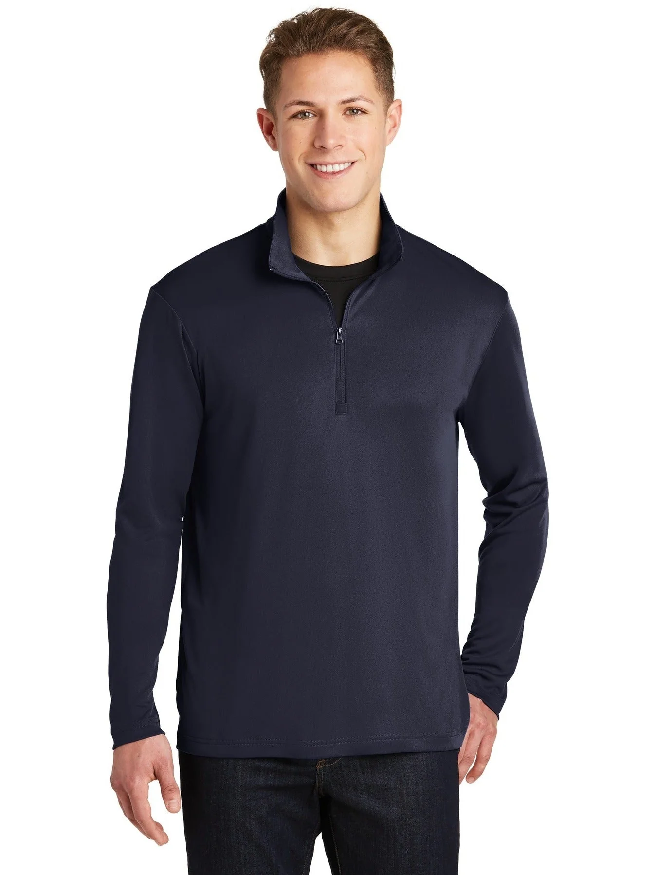 Thread Logic Store -Thread Logic Store Sport Tek PosiCharge Competitor 14 Zip Pullover True Navy XS 7