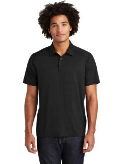 Sport-Tek PosiCharge Tri-Blend Wicking Polo -Thread Logic Store Sport Tek PosiCharge Tri Blend Wicking Polo Black Triad Solid S 1