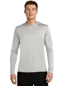 Sport-Tek Posicharge Competitor Hooded Pullover -Thread Logic Store Sport Tek Posicharge Competitor Hooded Pullover Silver S 5