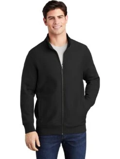 Sport-Tek Super Heavyweight Full-Zip Sweatshirt -Thread Logic Store Sport Tek Super Heavyweight Full Zip Sweatshirt Black S 3