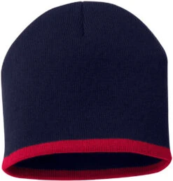 Sportsman 8" Bottom-Striped Knit Beanie -Thread Logic Store Sportsman 8 Bottom Striped Knit Beanie 8