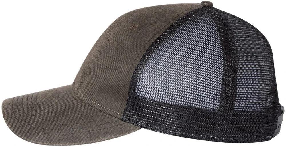 OUTLET-Sportsman Faux Waxy Trucker Cap 4 OUTLET-Sportsman Faux Waxy Trucker Cap - Image 4