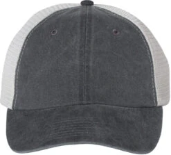 Sportsman Pigment-Dyed Trucker Cap -Thread Logic Store Sportsman Pigment Dyed Trucker Cap BlackStone OSFA 7