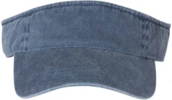 Sportsman Pigment-Dyed Visor -Thread Logic Store Sportsman Pigment Dyed Visor Navy 1 Size 7