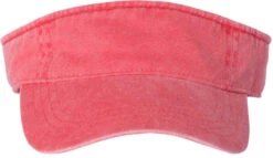 Sportsman Pigment-Dyed Visor -Thread Logic Store Sportsman Pigment Dyed Visor Red 1 Size 10