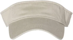 Sportsman Pigment-Dyed Visor -Thread Logic Store Sportsman Pigment Dyed Visor Stone 1 Size 16