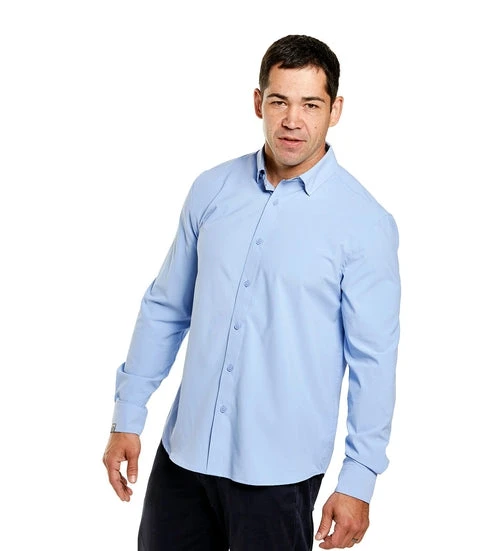 Storm Creek Influencer Solid 4-Way Stretch Eco-Woven Shirt 3 Storm Creek Influencer Solid 4-Way Stretch Eco-Woven Shirt - Image 3
