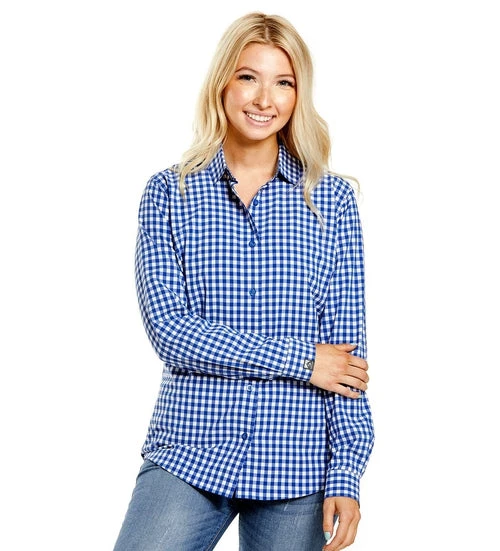 Storm Creek Ladies Influencer Gingham 4-Way Stretch Eco-Woven Shirt 3 Storm Creek Ladies Influencer Gingham 4-Way Stretch Eco-Woven Shirt - Image 3