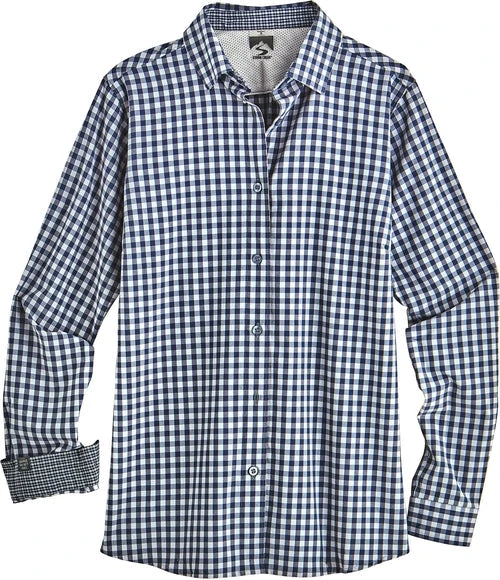 Storm Creek Ladies Influencer Gingham 4-Way Stretch Eco-Woven Shirt 4 Storm Creek Ladies Influencer Gingham 4-Way Stretch Eco-Woven Shirt - Image 4