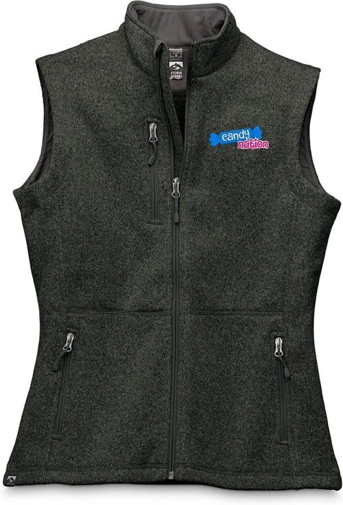 OUTLET-Storm Creek Ladies Over-Achiever Sweaterfleece Vest 2 OUTLET-Storm Creek Ladies Over-Achiever Sweaterfleece Vest - Image 2