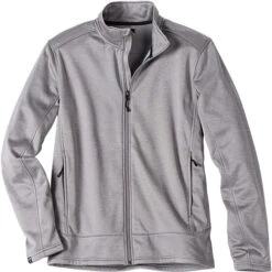 Storm Creek Stabilizer Heather Performance Fleece Jacket 9 Storm Creek Stabilizer Heather Performance Fleece Jacket -Thread Logic Store Storm Creek Stabilizer Heather Performance Fleece Jacket Light Heather Gray S 3