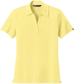 TravisMathew Ladies Glenview Solid Polo 23 TravisMathew Ladies Glenview Solid Polo -Thread Logic Store TM1LF071 paleyellow flat front