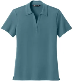 TravisMathew Ladies Glenview Solid Polo 29 TravisMathew Ladies Glenview Solid Polo -Thread Logic Store TM1LF071 stellarblue flat front