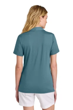 TravisMathew Ladies Glenview Solid Polo 31 TravisMathew Ladies Glenview Solid Polo -Thread Logic Store TM1LF071 stellarblue model back