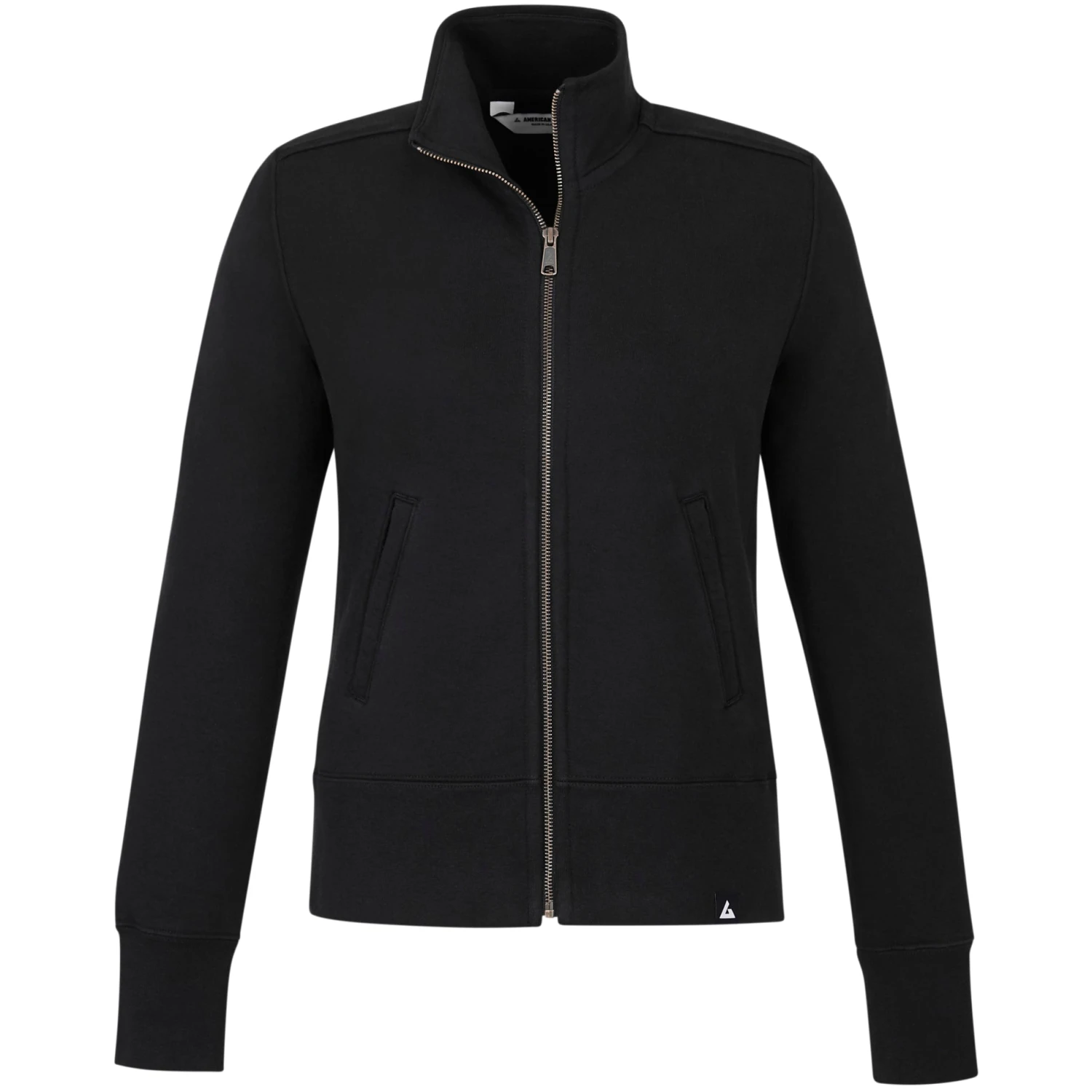 American Giant Ladies Moto Full Zip 2 American Giant Ladies Moto Full Zip - Image 2