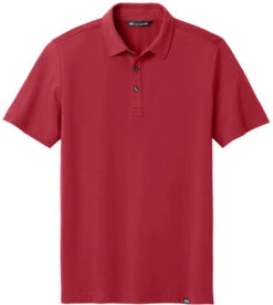 TravisMathew Glenview Solid Polo 36 TravisMathew Glenview Solid Polo -Thread Logic Store TMA41461 scooterred flat front