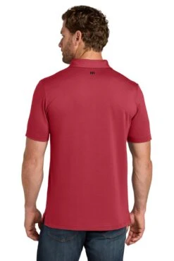 TravisMathew Glenview Solid Polo 38 TravisMathew Glenview Solid Polo -Thread Logic Store TMA41461 scooterred model back