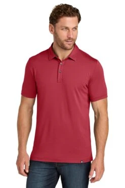 TravisMathew Glenview Solid Polo 37 TravisMathew Glenview Solid Polo -Thread Logic Store TMA41461 scooterred model front
