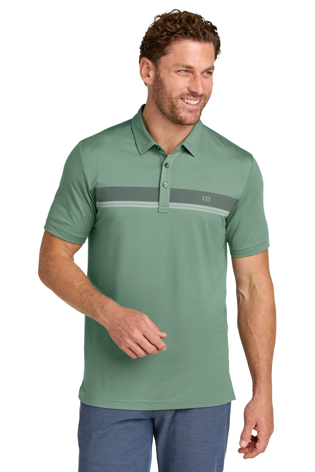 TravisMathew Glenview Stripe Polo 6 TravisMathew Glenview Stripe Polo - Image 6