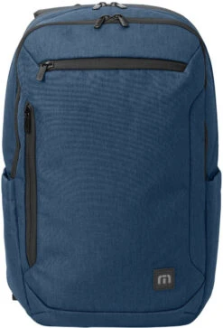 TravisMathew Duration Backpack 20 TravisMathew Duration Backpack -Thread Logic Store TMB105 NAVYHEATHER Flat Front