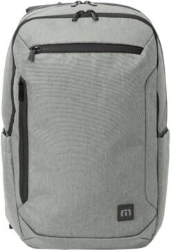 TravisMathew Duration Backpack 17 TravisMathew Duration Backpack -Thread Logic Store TMB105 SHADOWGREYHEATHER Flat Front