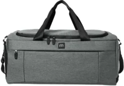 TravisMathew Duration Duffel -Thread Logic Store TMB205 GRAPHITEHEATHER Flat Front