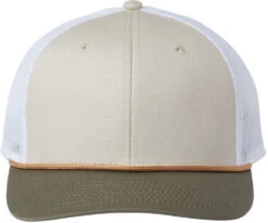 The Game Everyday Rope Trucker Cap 17 The Game Everyday Rope Trucker Cap -Thread Logic Store The Game Everyday Rope Trucker Cap Light Olive White OSFA 6