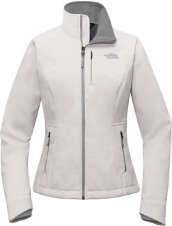The North Face Ladies Apex Barrier Soft Shell Jacket -Thread Logic Store The North Face Ladies Apex Barrier Soft Shell Jacket TNF Light Grey Heather S 9
