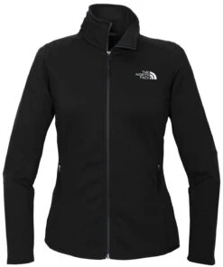 The North Face Ladies Skyline Full-Zip Fleece Jacket -Thread Logic Store The North Face Ladies Skyline Full Zip Fleece Jacket TNF Black S 3