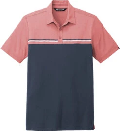 TravisMathew Sunset Blocked Polo -Thread Logic Store TravisMathew Sunset Blocked Polo Cardinal HeatherBlue Nights S 5