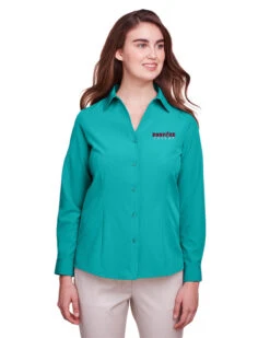 UltraClub Ladies Bradley Performance Woven Shirt