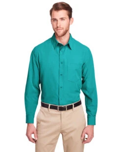 UltraClub Bradley Performance Woven Shirt -Thread Logic Store UltraClub Bradley Performance Woven Shirt Jade S 7