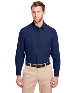 UltraClub Bradley Performance Woven Shirt -Thread Logic Store UltraClub Bradley Performance Woven Shirt Navy S 10
