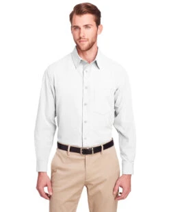 UltraClub Bradley Performance Woven Shirt -Thread Logic Store UltraClub Bradley Performance Woven Shirt White S 19