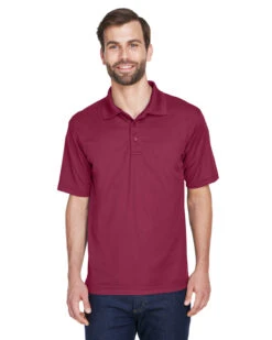 UltraClub Cool & Dry Mesh Pique Polo -Thread Logic Store UltraClub Cool Dry Mesh Pique Polo Maroon S 13